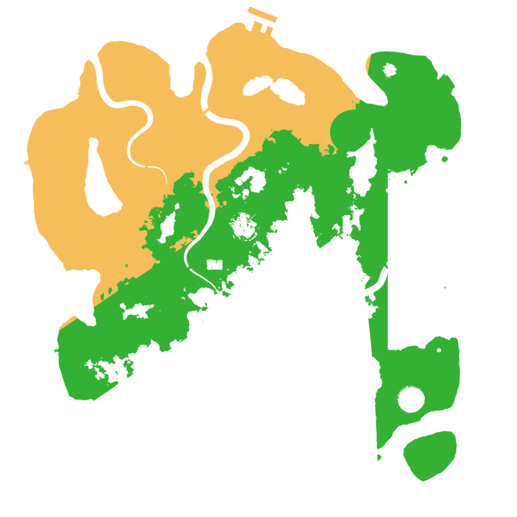 Biome Rust Map: Procedural Map, Size: 3500, Seed: 966087979