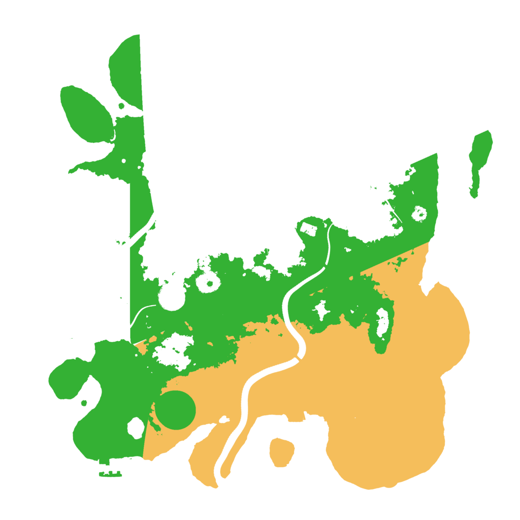 Biome Rust Map: Procedural Map, Size: 3500, Seed: 187467489