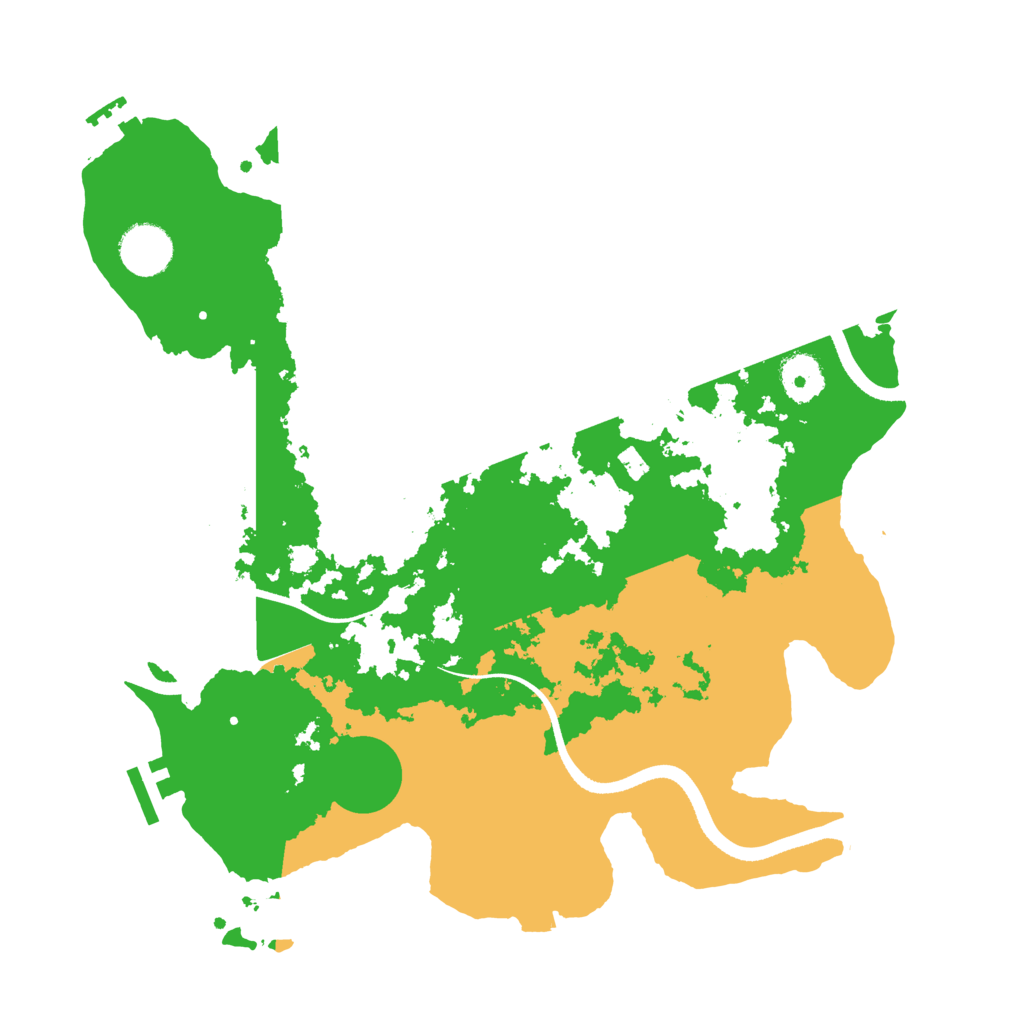 Biome Rust Map: Procedural Map, Size: 3500, Seed: 1065345094