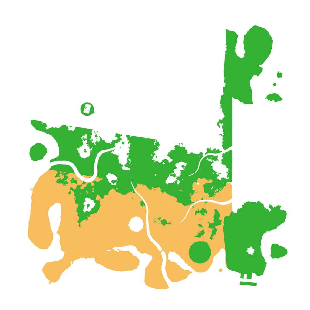 Biome Rust Map: Procedural Map, Size: 3700, Seed: 1571490903