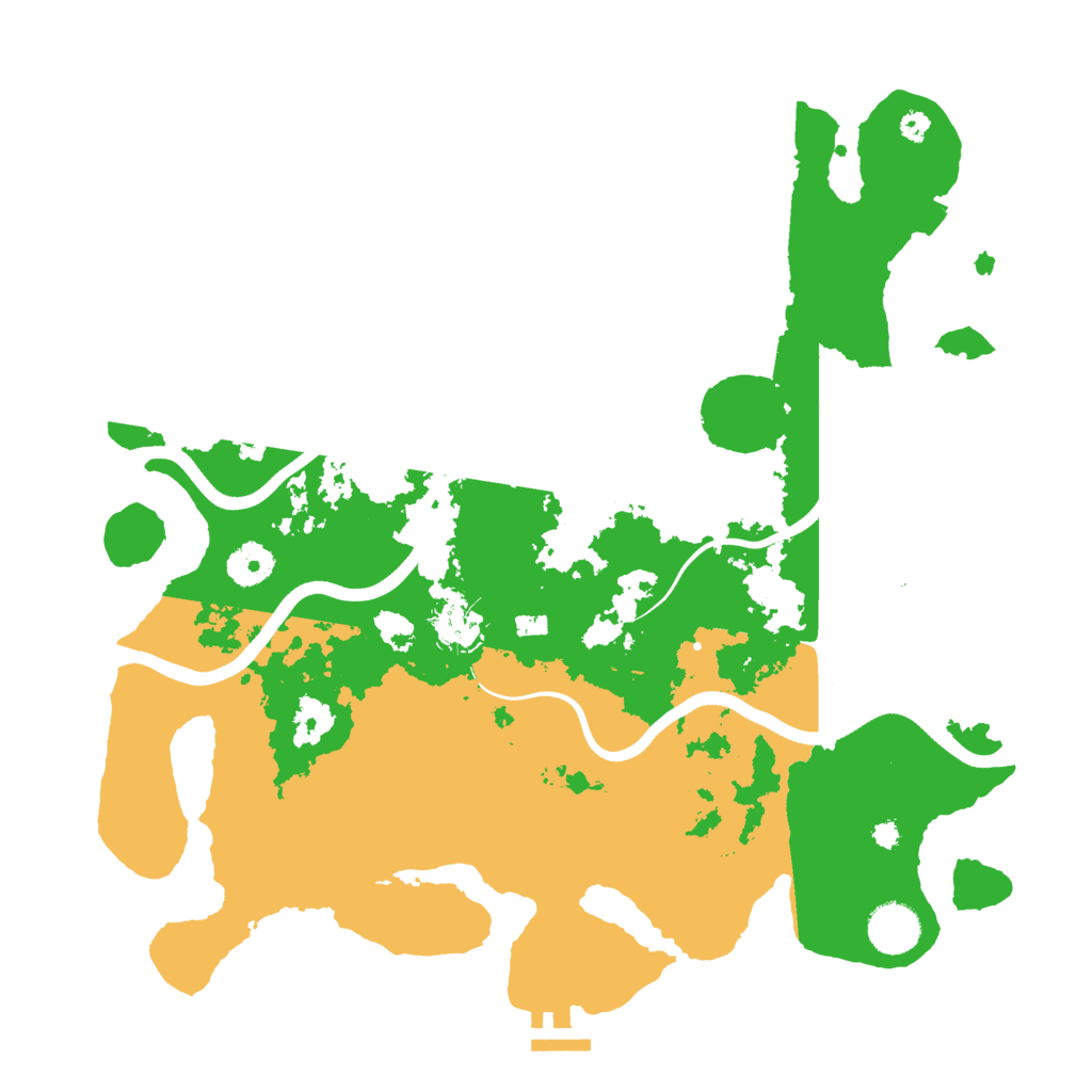 Biome Rust Map: Procedural Map, Size: 3700, Seed: 1571490903