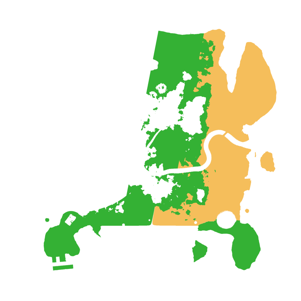 Biome Rust Map: Procedural Map, Size: 3000, Seed: 481782949