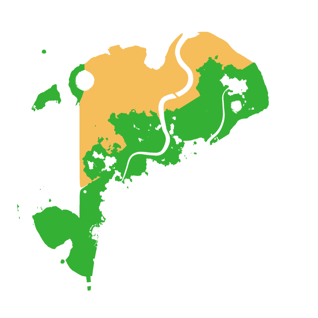 Biome Rust Map: Procedural Map, Size: 3000, Seed: 1633887752