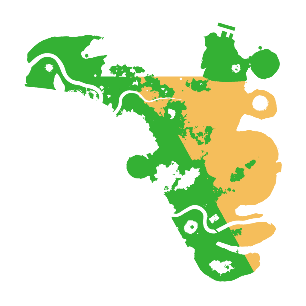Biome Rust Map: Procedural Map, Size: 3500, Seed: 750450096