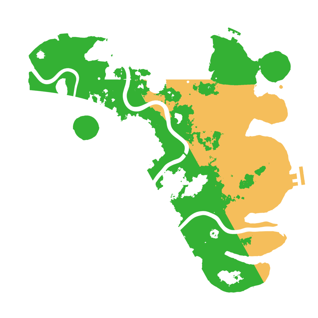 Biome Rust Map: Procedural Map, Size: 3500, Seed: 750450096