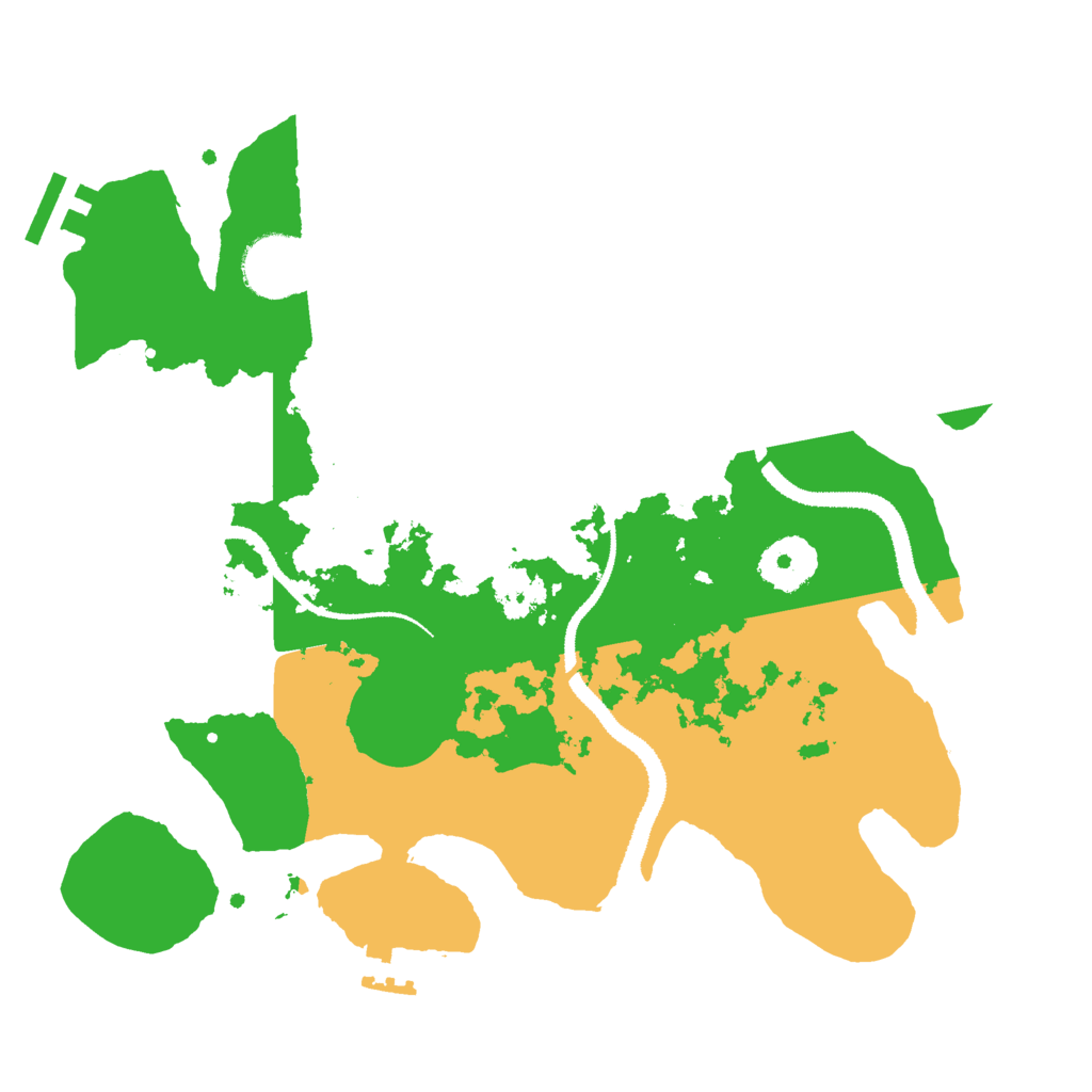 Biome Rust Map: Procedural Map, Size: 3000, Seed: 711254008