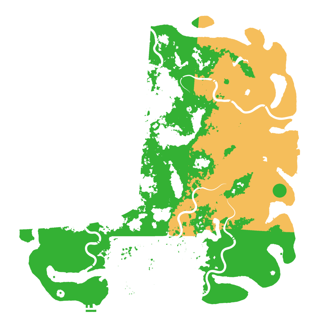 Biome Rust Map: Procedural Map, Size: 6000, Seed: 115