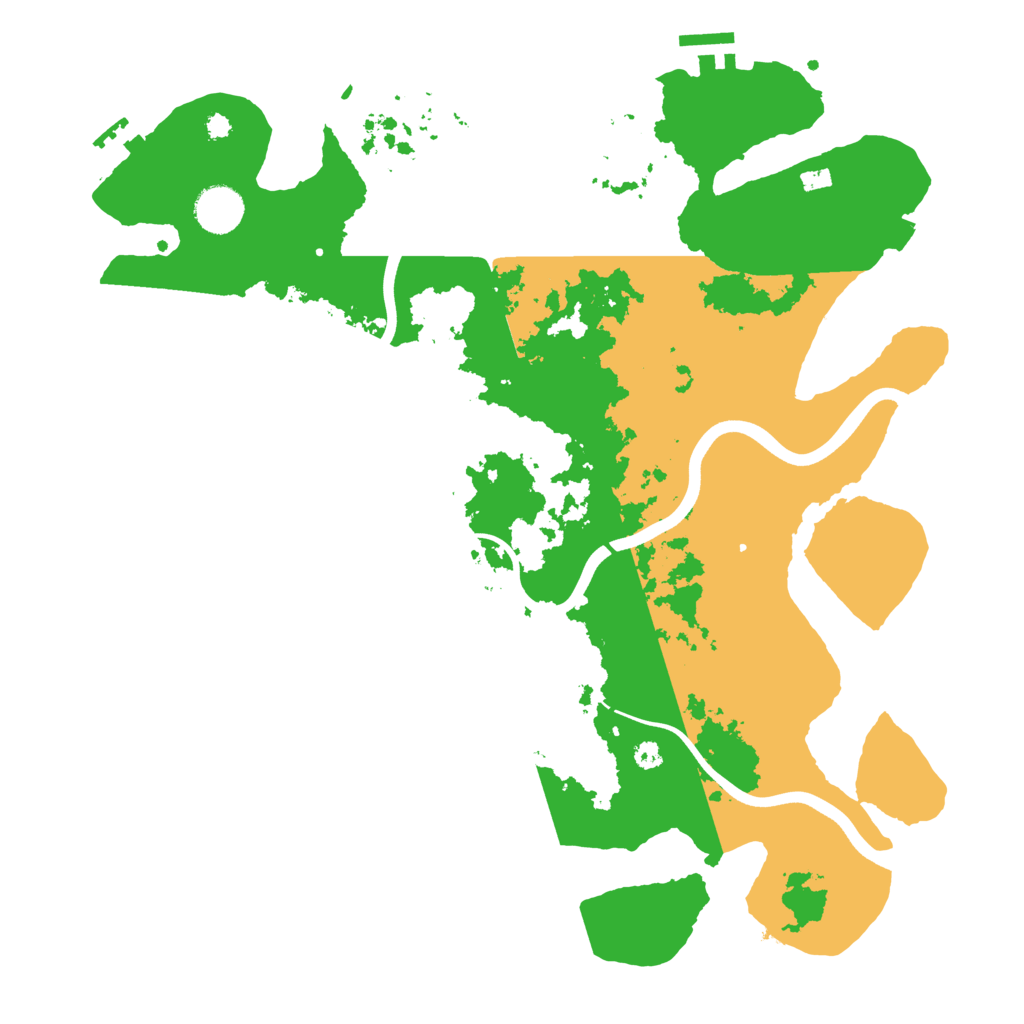 Biome Rust Map: Procedural Map, Size: 3750, Seed: 291183006