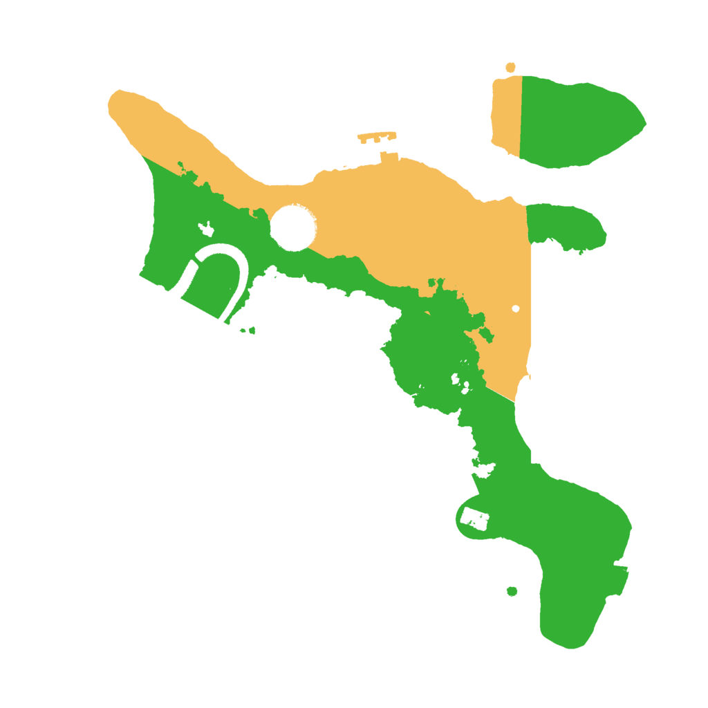 Biome Rust Map: Procedural Map, Size: 2800, Seed: 5558812