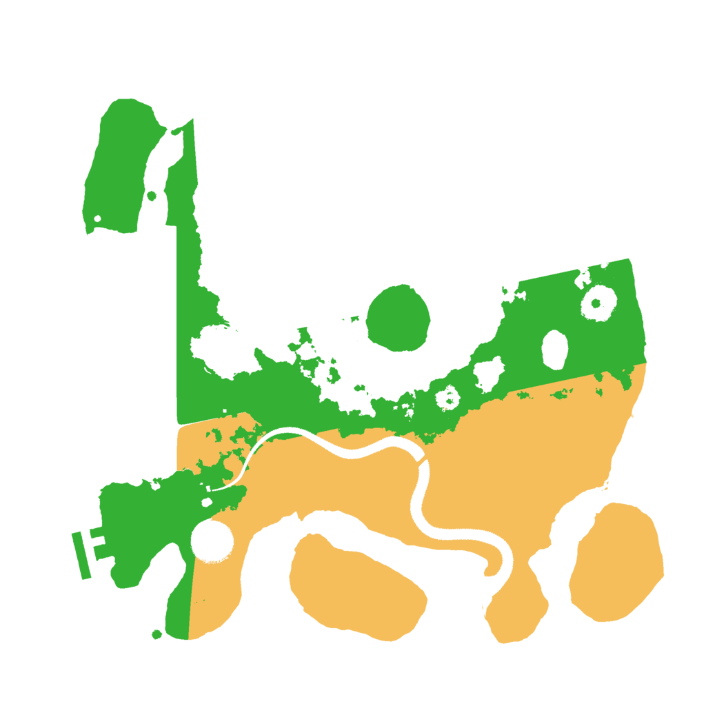 Biome Rust Map: Procedural Map, Size: 3000, Seed: 6999645