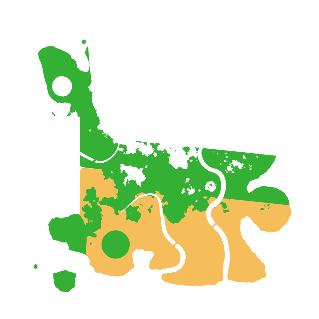Biome Rust Map: Procedural Map, Size: 3000, Seed: 14345