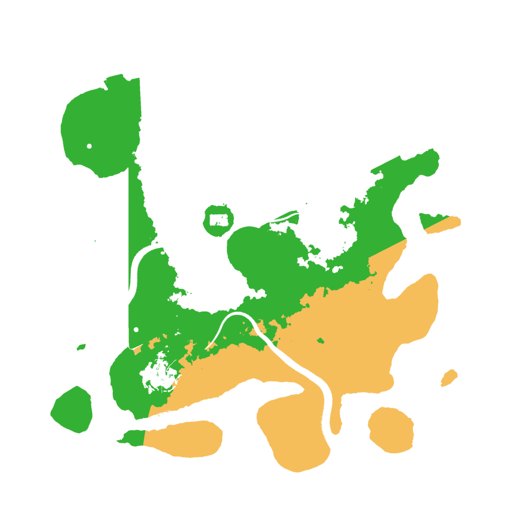 Biome Rust Map: Procedural Map, Size: 3000, Seed: 1383592027