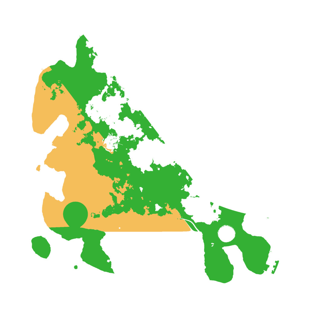 Biome Rust Map: Procedural Map, Size: 3300, Seed: 1053811915