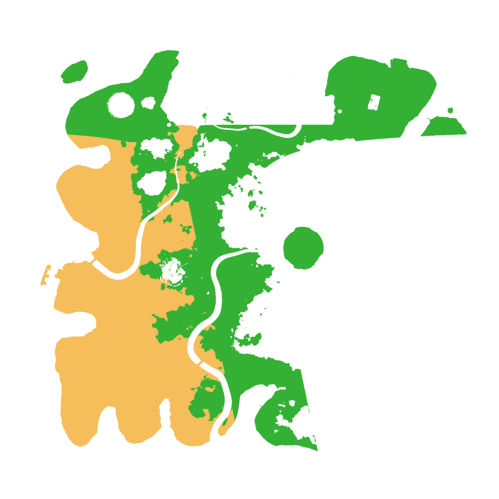 Biome Rust Map: Procedural Map, Size: 3500, Seed: 1375813480