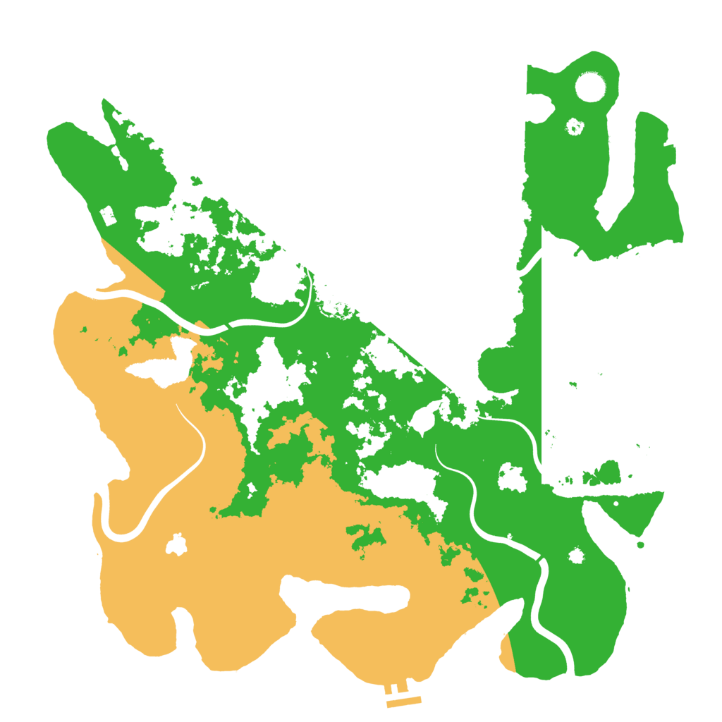 Biome Rust Map: Procedural Map, Size: 4200, Seed: 50090000