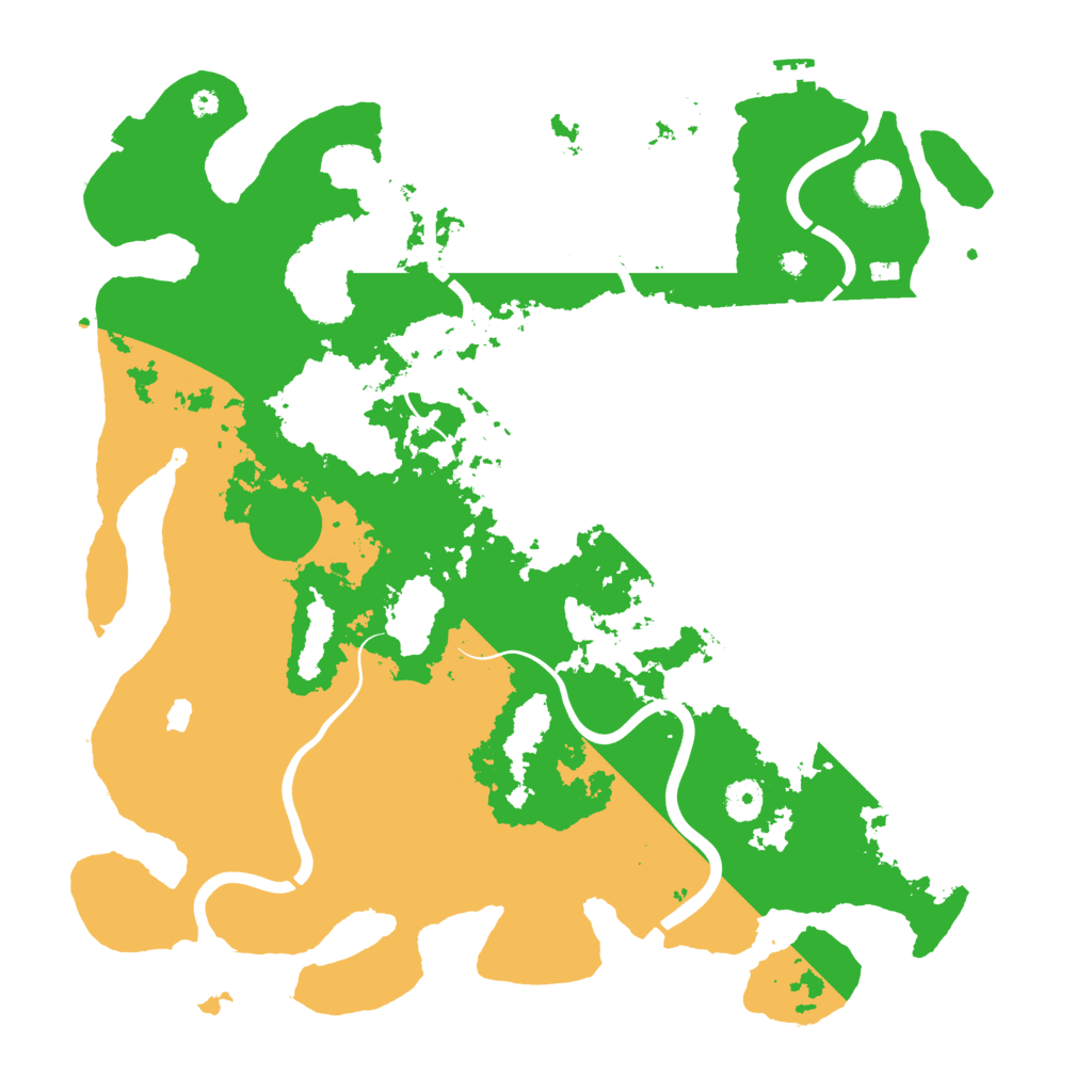 Biome Rust Map: Procedural Map, Size: 4050, Seed: 382840787