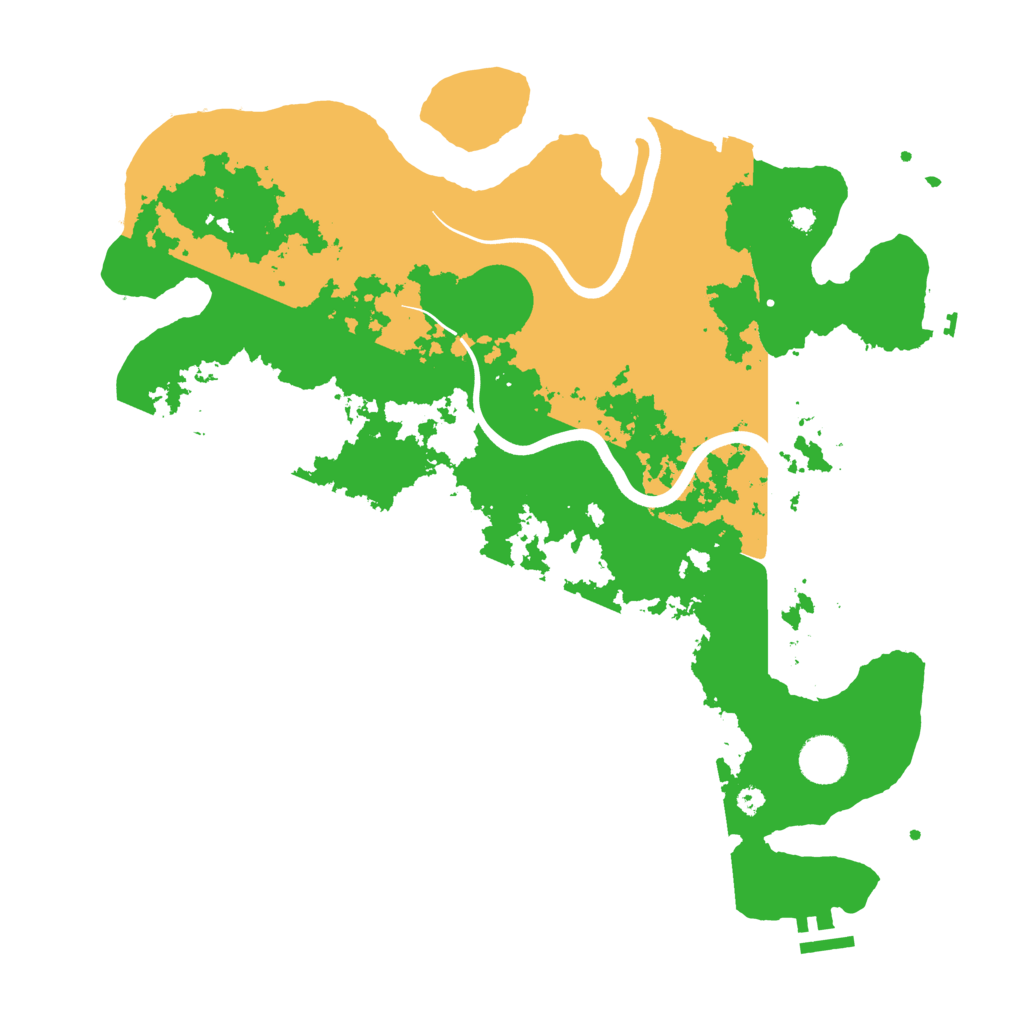 Biome Rust Map: Procedural Map, Size: 3800, Seed: 493711403