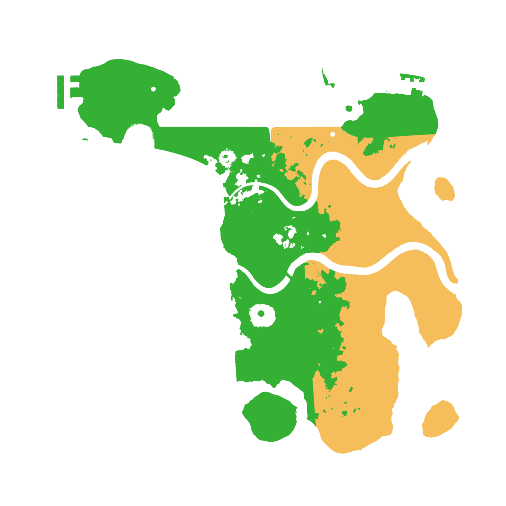 Biome Rust Map: Procedural Map, Size: 3052, Seed: 100