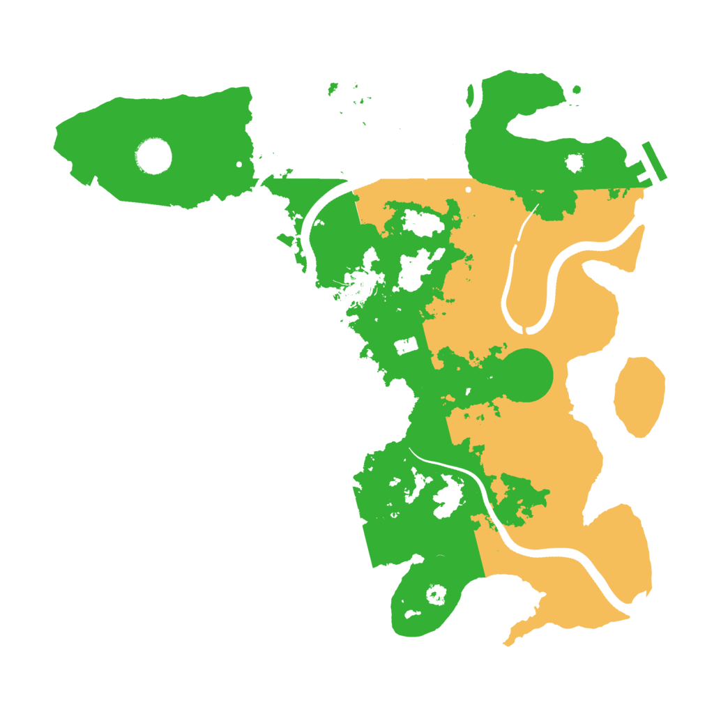 Biome Rust Map: Procedural Map, Size: 3500, Seed: 1496125030