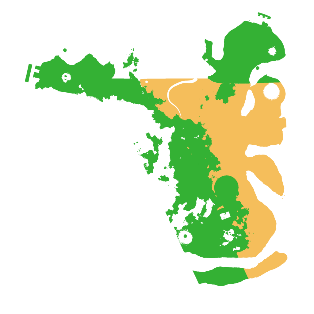 Biome Rust Map: Procedural Map, Size: 3500, Seed: 1163488902