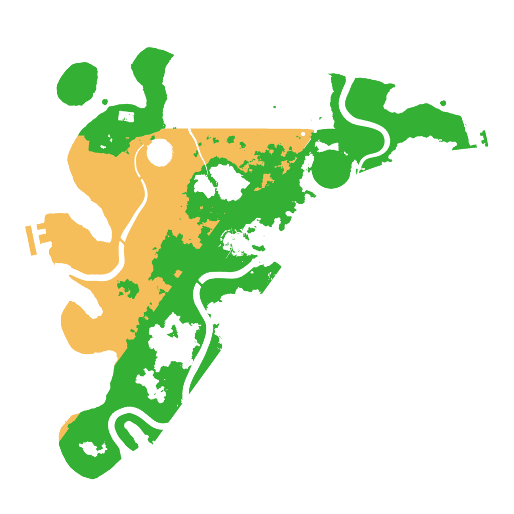 Biome Rust Map: Procedural Map, Size: 3500, Seed: 1652098557