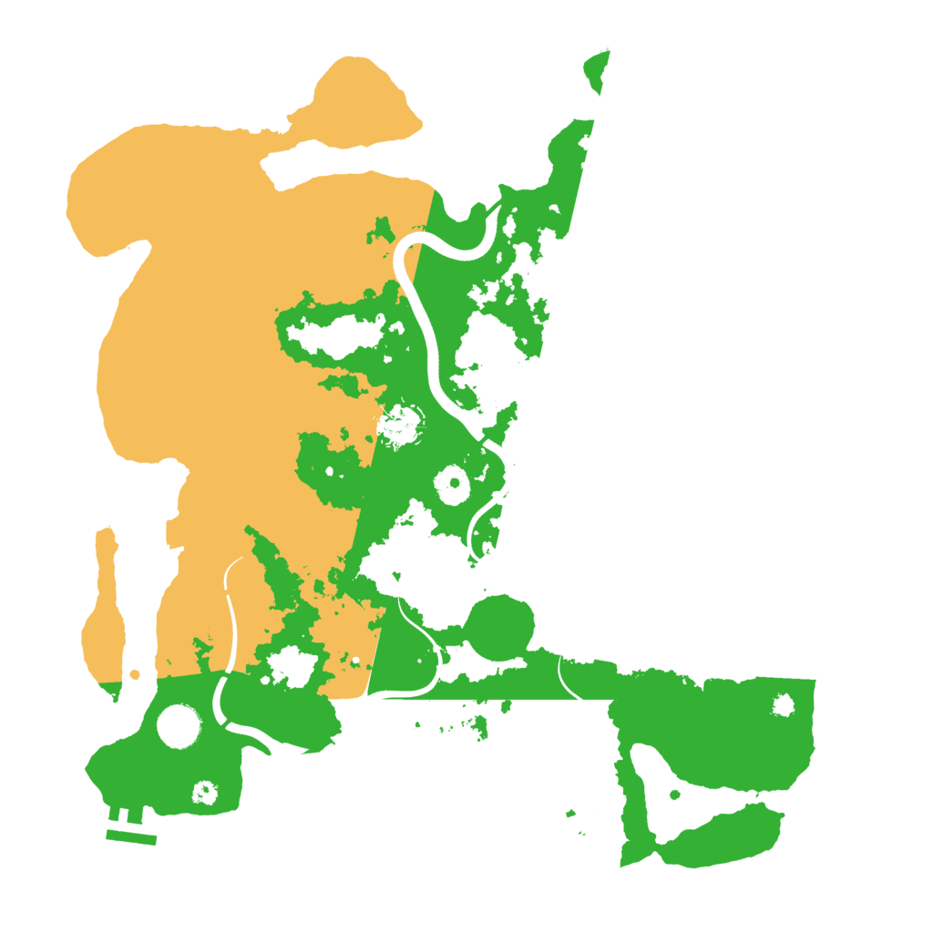 Biome Rust Map: Procedural Map, Size: 3750, Seed: 1612610183
