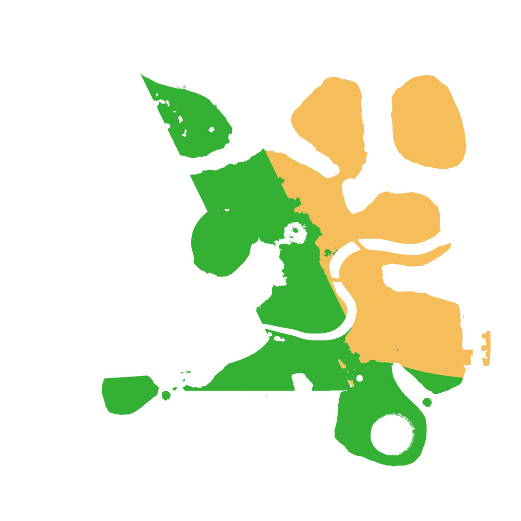 Biome Rust Map: Procedural Map, Size: 2300, Seed: 1752662196