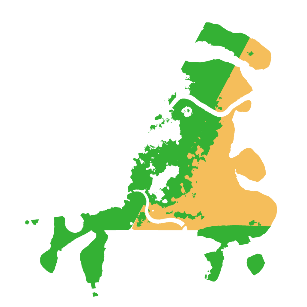 Biome Rust Map: Procedural Map, Size: 3000, Seed: 1697163336