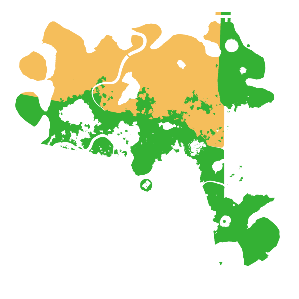Biome Rust Map: Procedural Map, Size: 4000, Seed: 732223478