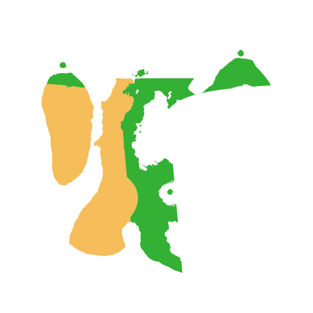 Biome Rust Map: Procedural Map, Size: 2000, Seed: 53023