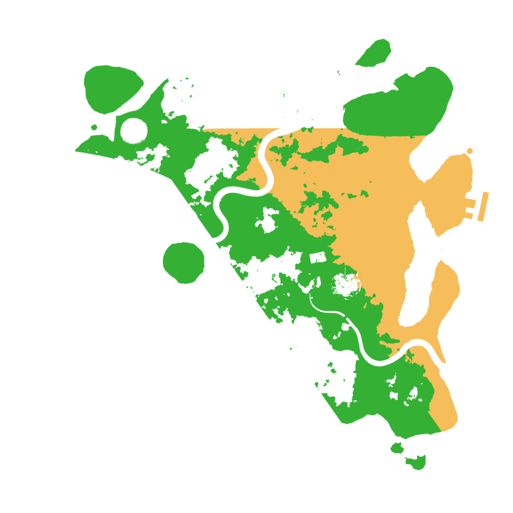 Biome Rust Map: Procedural Map, Size: 3500, Seed: 1190554501