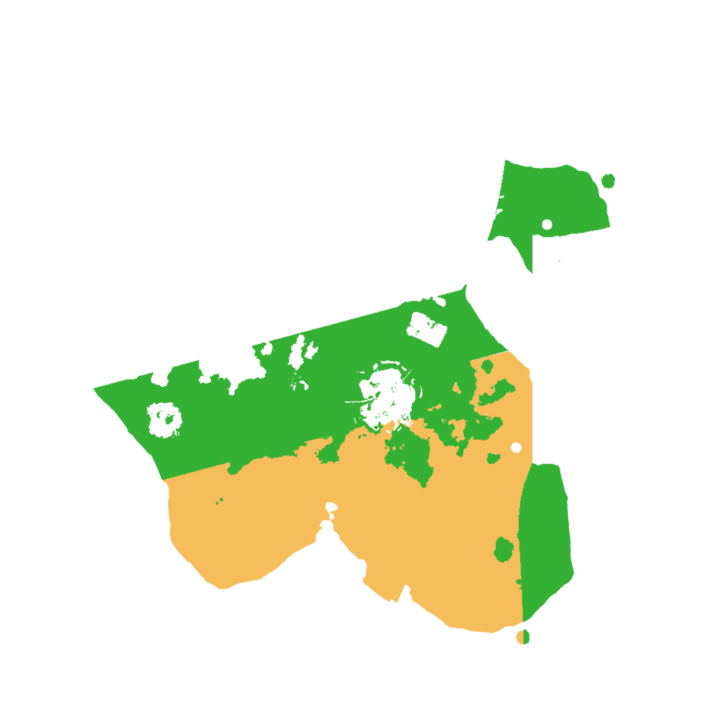 Biome Rust Map: Procedural Map, Size: 2020, Seed: 166079283