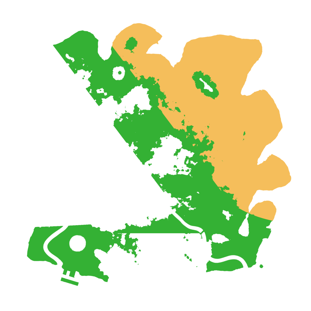 Biome Rust Map: Procedural Map, Size: 3500, Seed: 2046706706