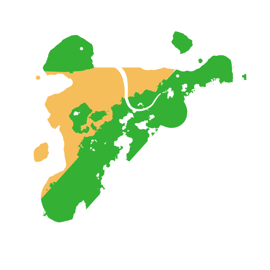 Biome Rust Map: Procedural Map, Size: 2500, Seed: 152853235