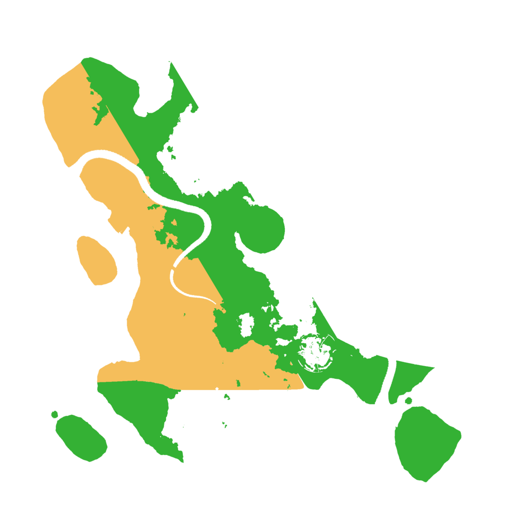 Biome Rust Map: Procedural Map, Size: 3000, Seed: 27097