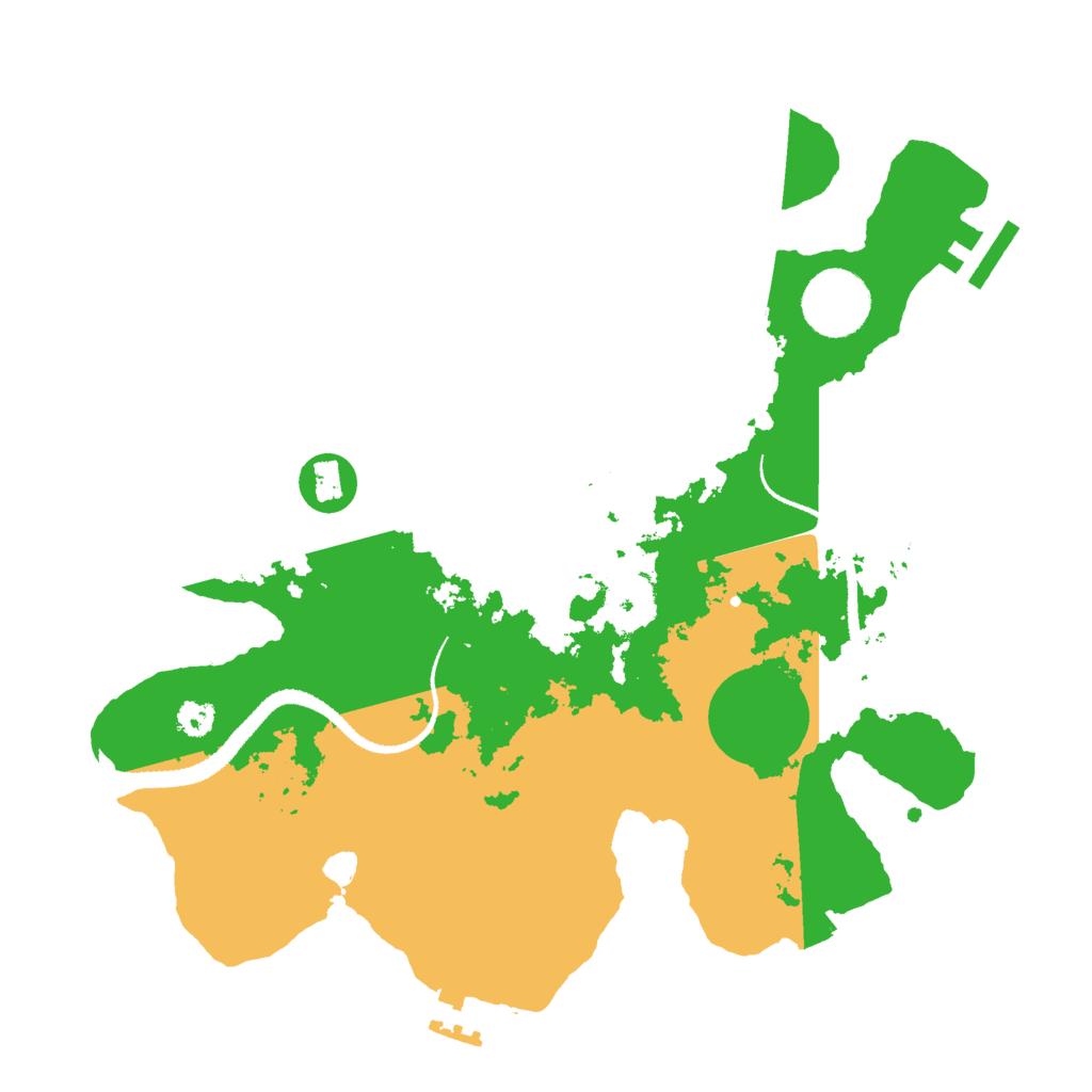 Biome Rust Map: Procedural Map, Size: 3000, Seed: 166079283