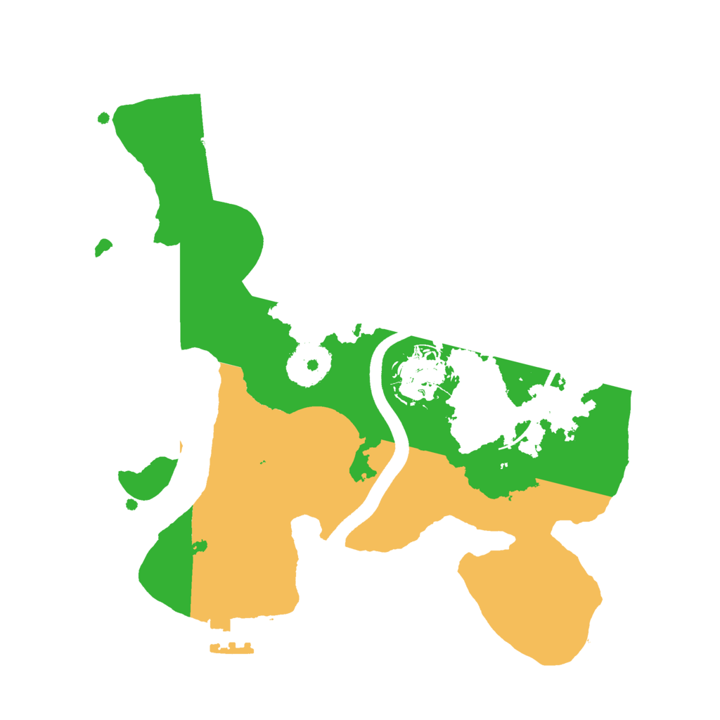 Biome Rust Map: Procedural Map, Size: 2500, Seed: 982178875