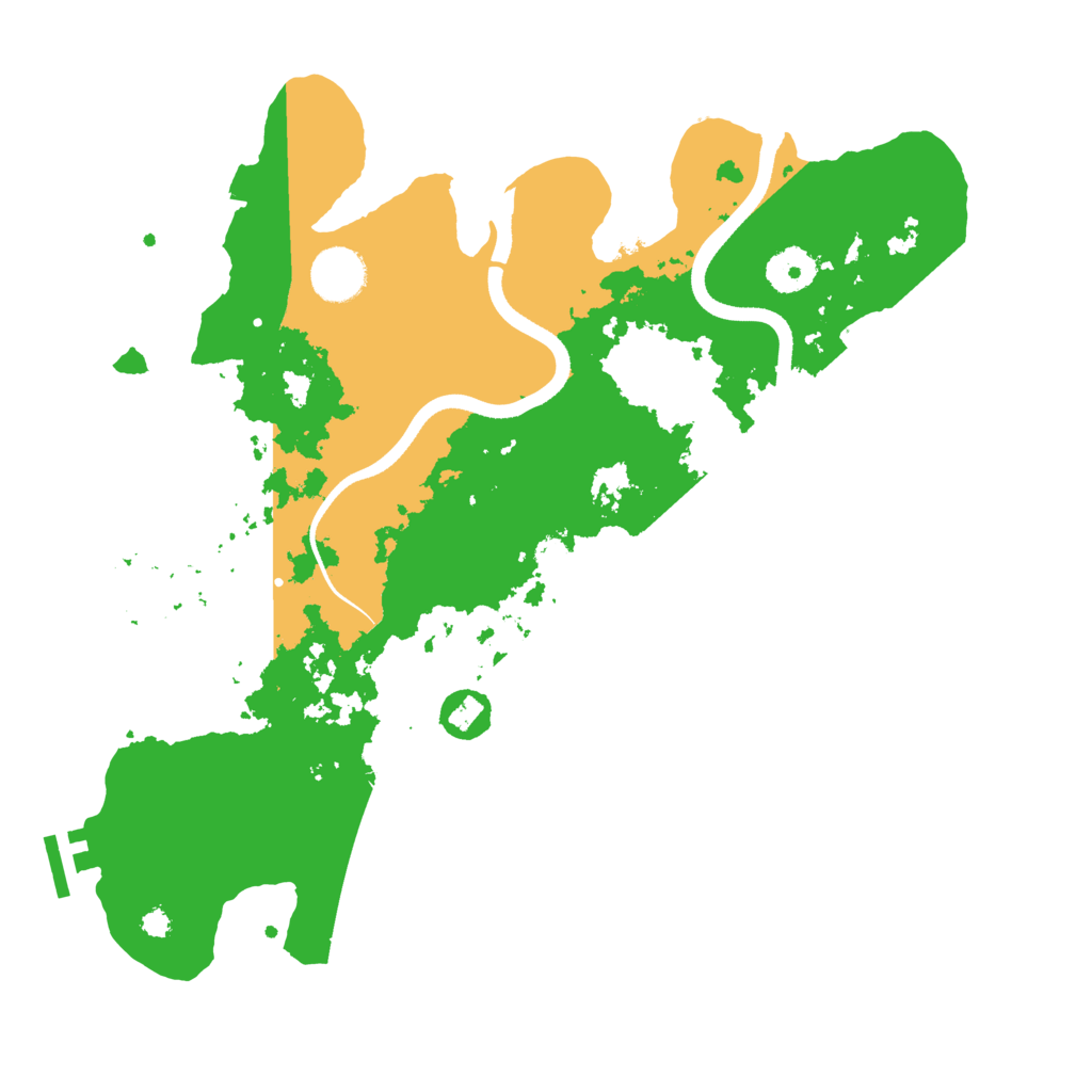 Biome Rust Map: Procedural Map, Size: 3500, Seed: 1587942176