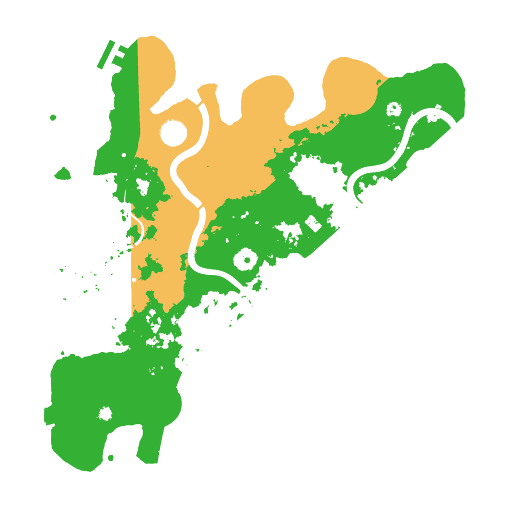 Biome Rust Map: Procedural Map, Size: 3500, Seed: 1587942176
