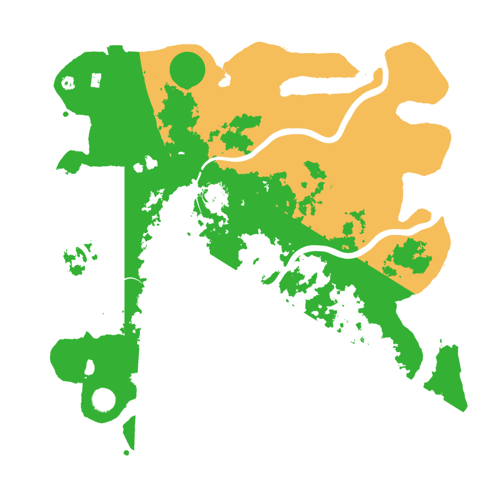 Biome Rust Map: Procedural Map, Size: 3700, Seed: 1459692628