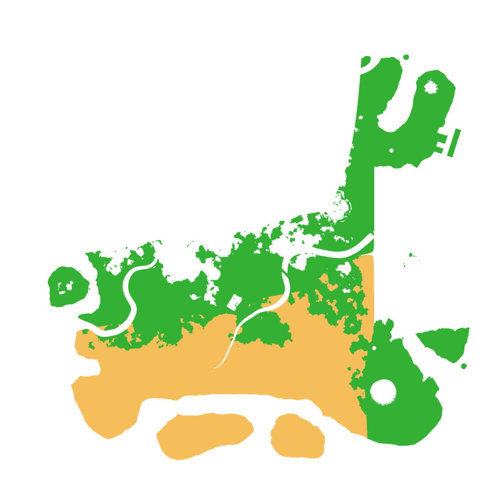 Biome Rust Map: Procedural Map, Size: 3500, Seed: 1194590695