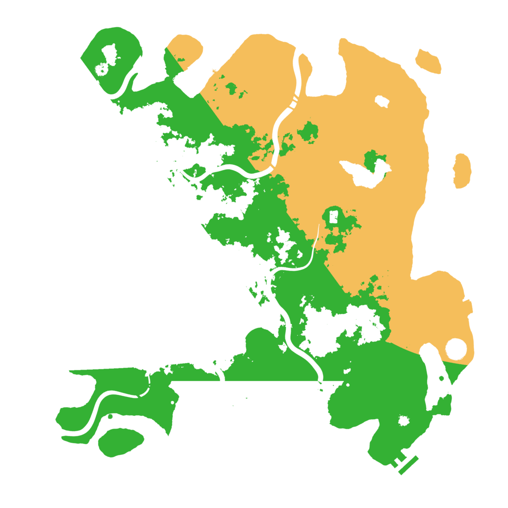 Biome Rust Map: Procedural Map, Size: 4250, Seed: 777534