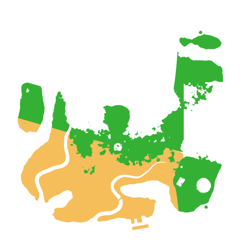 Biome Rust Map: Procedural Map, Size: 3000, Seed: 2183