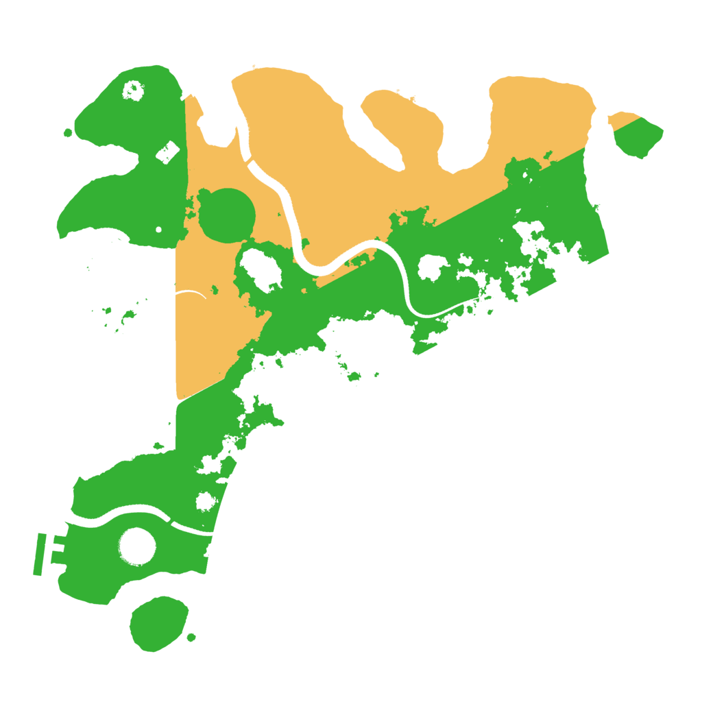 Biome Rust Map: Procedural Map, Size: 3364, Seed: 481981