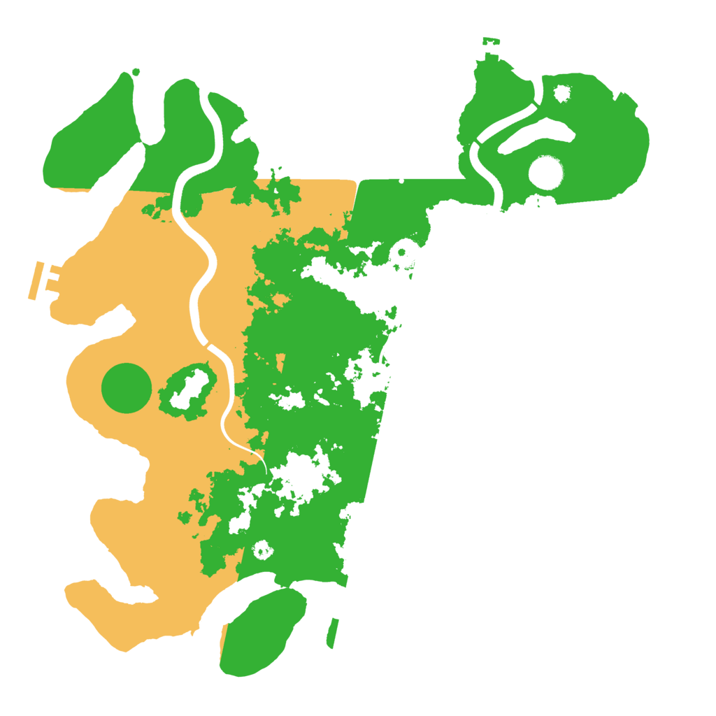 Biome Rust Map: Procedural Map, Size: 3750, Seed: 136552677