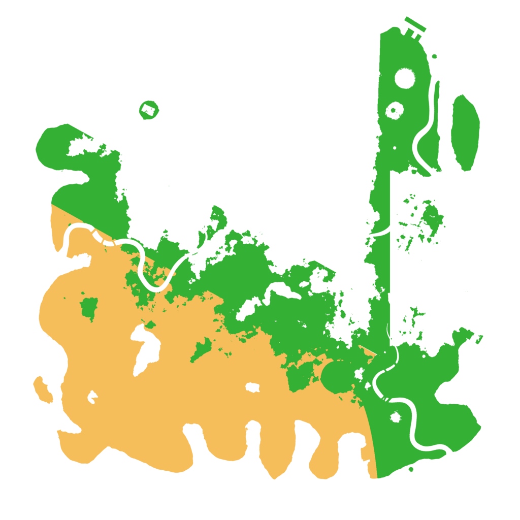 Biome Rust Map: Procedural Map, Size: 4500, Seed: 717959327