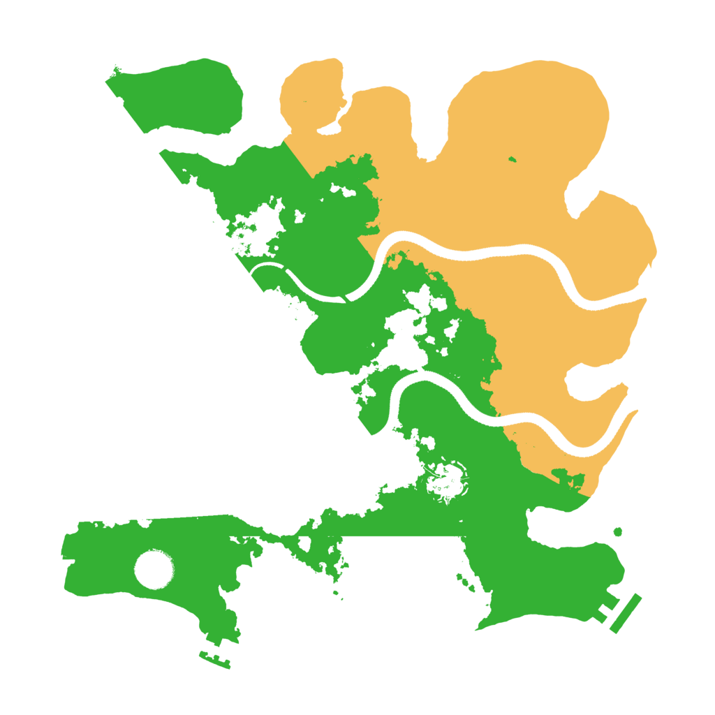Biome Rust Map: Procedural Map, Size: 3250, Seed: 2046706706