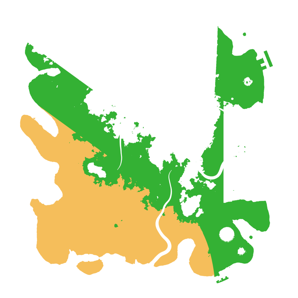 Biome Rust Map: Procedural Map, Size: 3575, Seed: 2563
