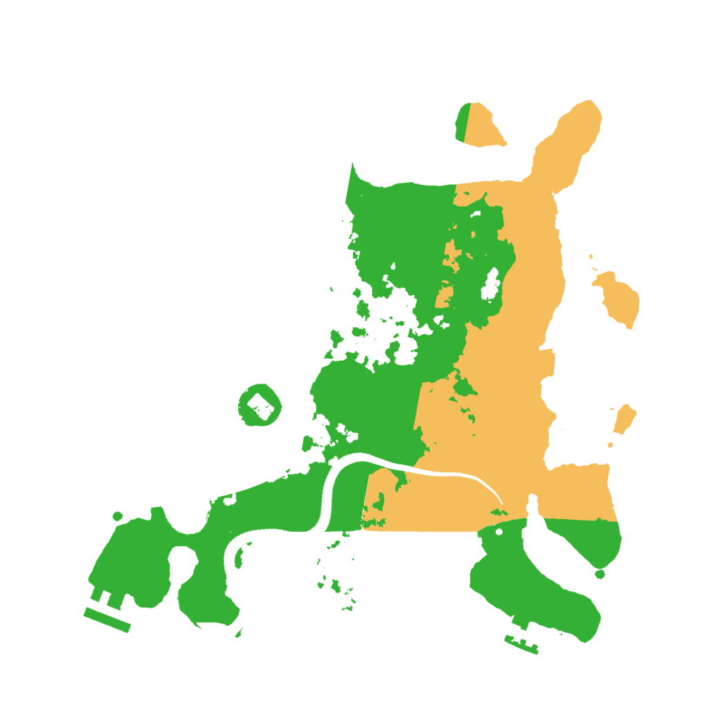 Biome Rust Map: Procedural Map, Size: 3000, Seed: 10102992