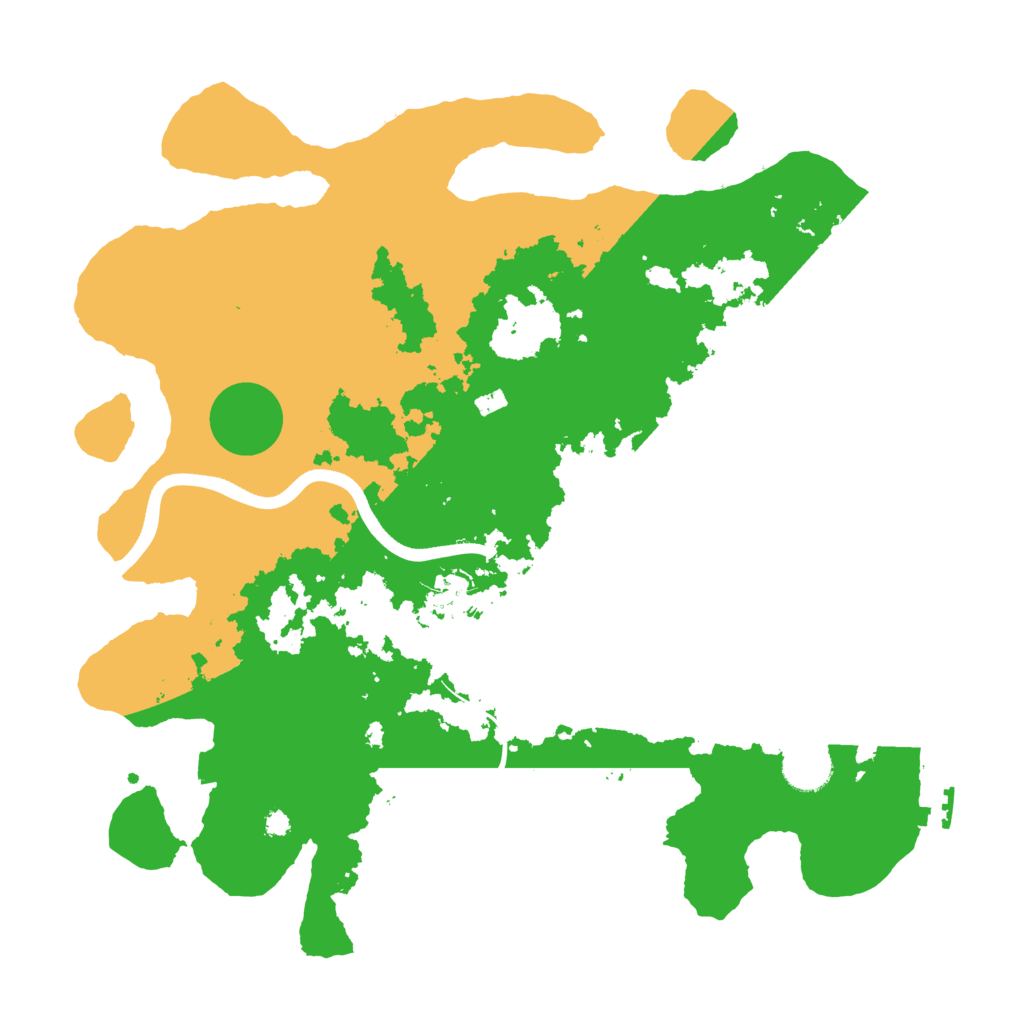 Biome Rust Map: Procedural Map, Size: 3700, Seed: 1685875982